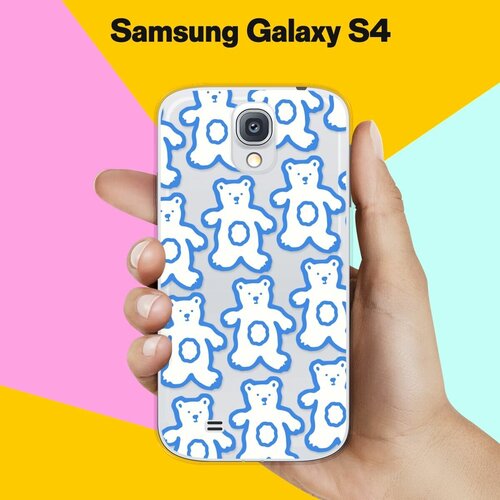 Силиконовый чехол на Samsung Galaxy S4 Мишки / для Самсунг Галакси С4 пластиковый чехол пантера арт 2 на samsung galaxy s4 самсунг галакси с 4