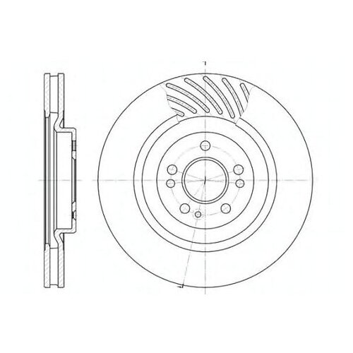 фото Тормозной диск roadhouse 6644.10 для mercedes m-class w163 road house