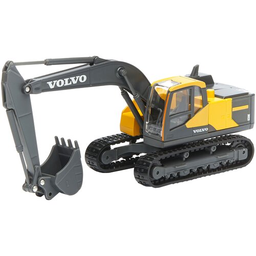 Экскаватор Bburago Volvo EC220E (18-32086) 1:50, 18 см, желтый