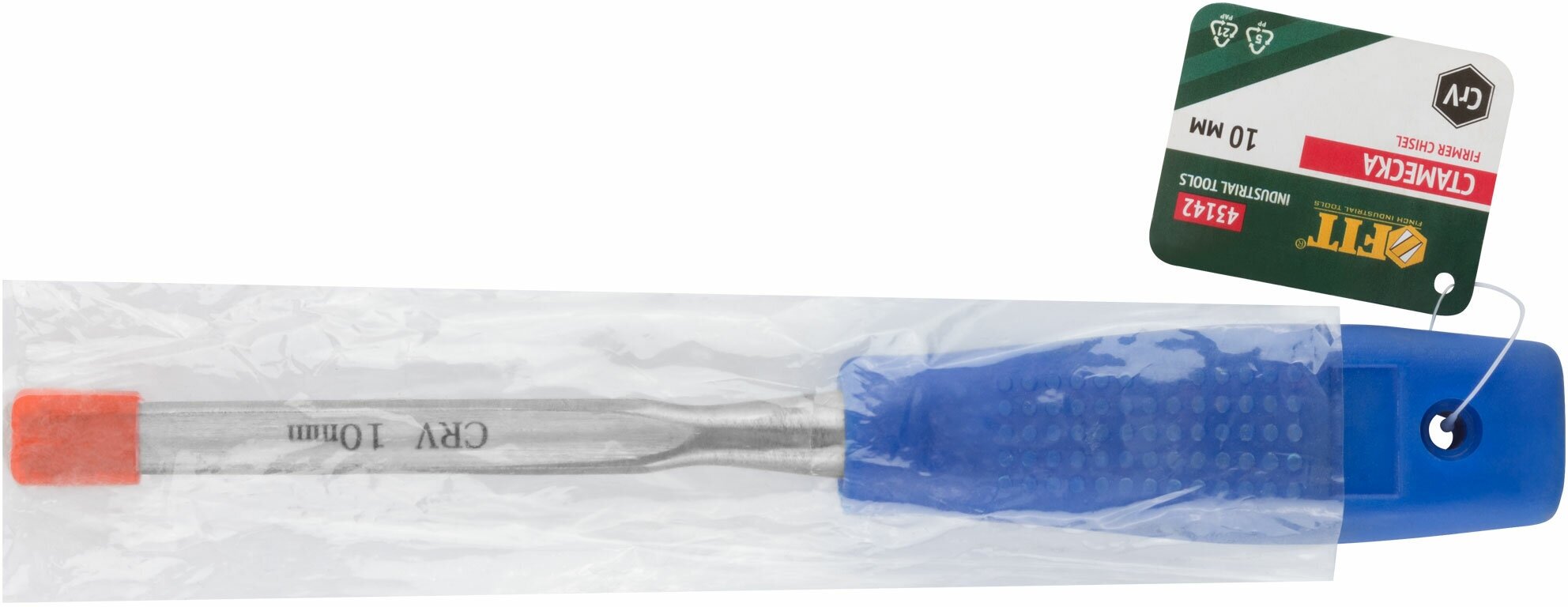Стамеска полукруглая с пластиковой ручкой 10 мм Fit - фотография № 5