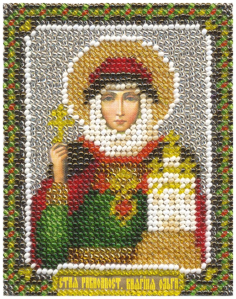 Набор для вышивания PANNA CM-1304 Икона Святой равноапостольной Княгини Ольги