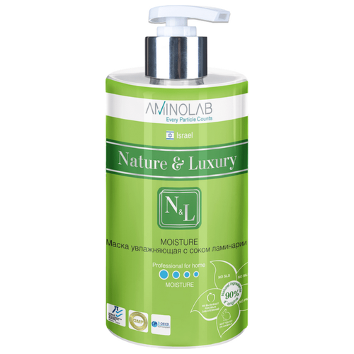 Купить Nature & Luxury Маска увлажняющая для волос с соком ламинарии, 460 мл, маска