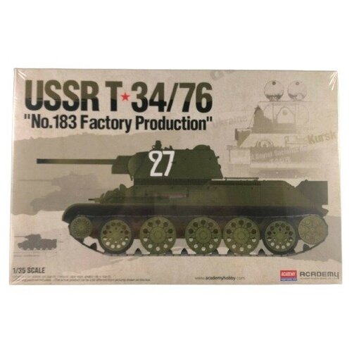 Сборная модель Academy T-34/76 No.183 Factory Production 1:35 (13505)