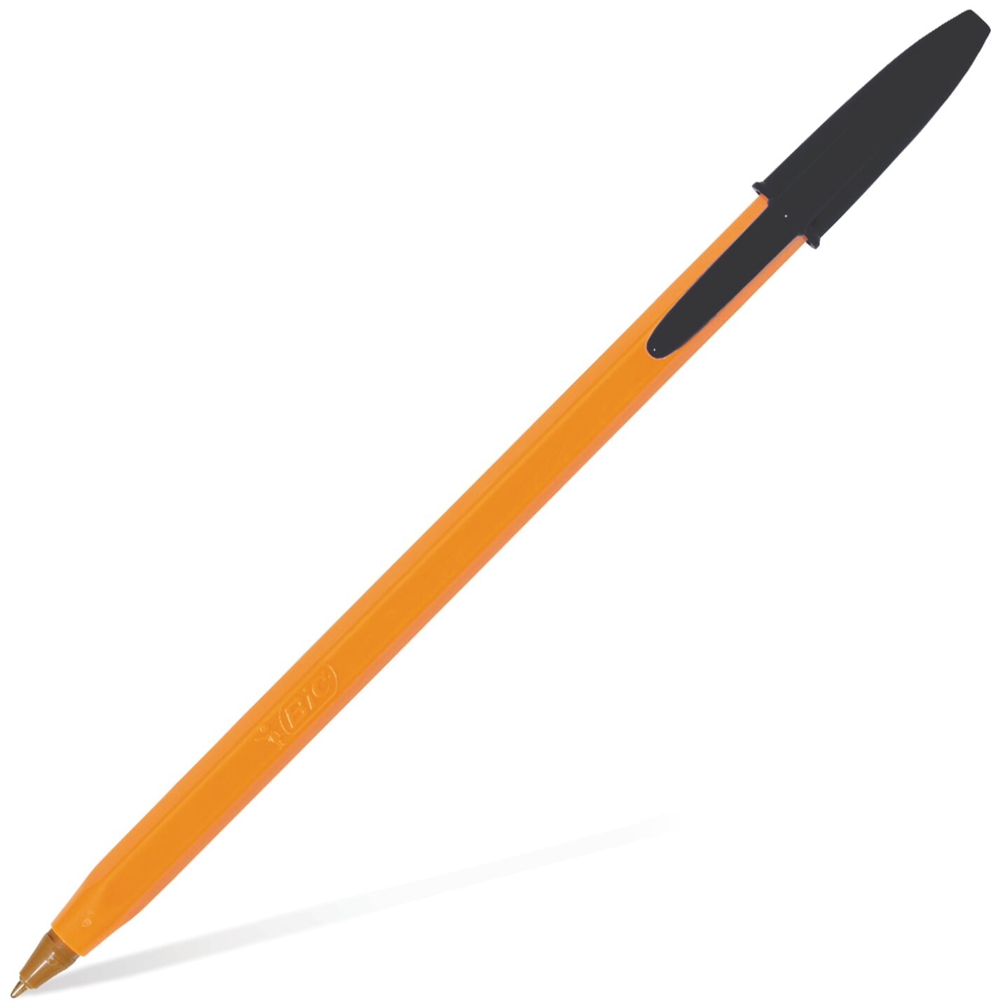 Ручка шариковая BIC "Orange", комплект 30 шт., черная, корпус оранжевый, узел 0.8 мм, линия письма 0.3 мм, 8099231