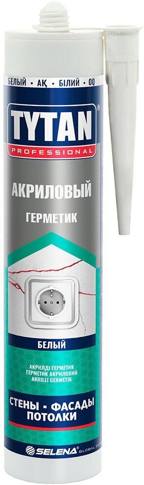 Герметик акриловый Tytan Professional 280 мл белый