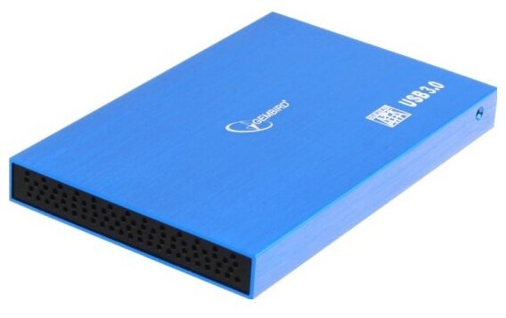 Внешний корпус для HDD 2.5" Gembird EE2-U3S-56, алюминий, синий металлик, USB 3.0