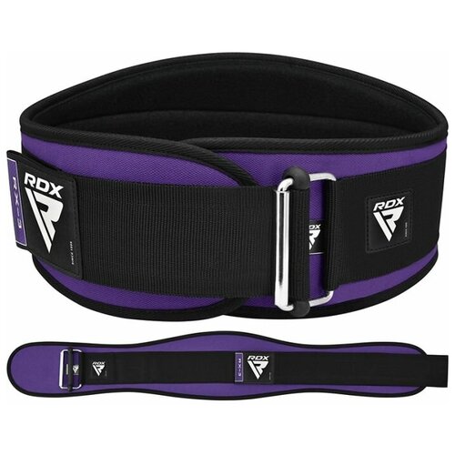 Пояс для пауэрлифтинга и фитнеса RDX X3 6 INCH WEIGHTLIFTING NEOPRENE GYM BELT FOR WOMEN женский , размер M, фиолетовый