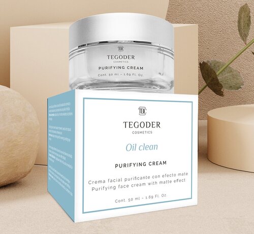Крем для лица Tegoder (Purifying Cream), крем для нормальной, комбинированной и жирной кожи, 50ml