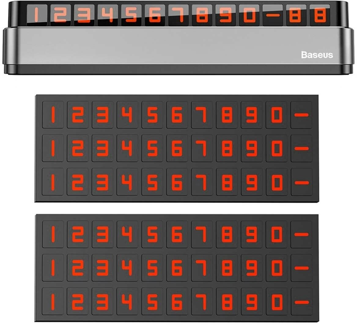 Парковочная карта Parking Number Plate Baseus - фото №8