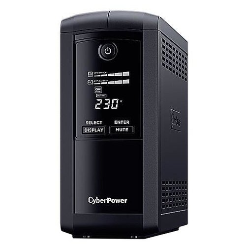 Интерактивный ИБП CyberPower VP1000EILCD черный 550 Вт ибп cyberpower pr1000elcdrtxl2u 1000va