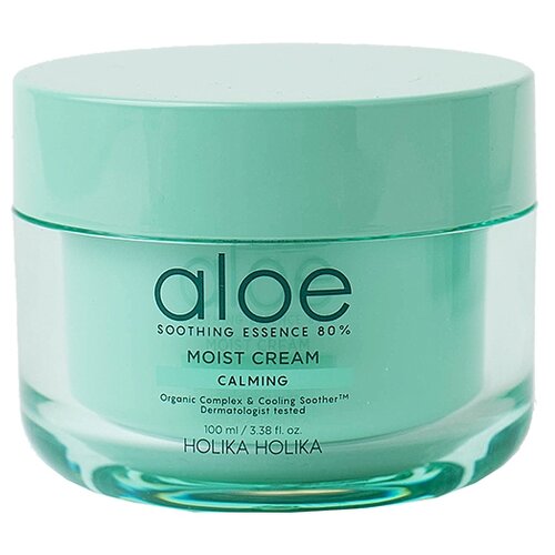 Купить Holika Holika Aloe Soothing Essence 80% Moist Cream Увлажняющий крем для лица, 100 мл