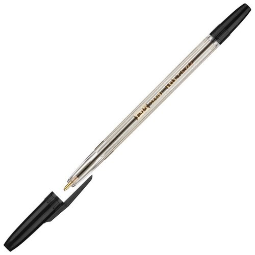 Ручка шариковая неавтоматическая Attache Corvet черная, 0,7мм