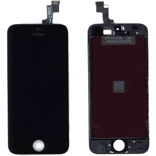 Дисплей для Apple iPhone 5S в сборе с тачскрином (AAA) черный display дисплей в сборе с тачскрином для apple iphone x oled aaa черный