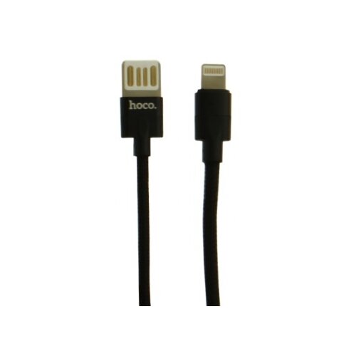 Кабель Hoco Outstanding USB - Lightning (U55), 1.2 м, 1 шт., черный usb кабель hoco u55 outstanding microusb 1 2м черный