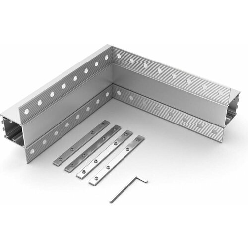 соединитель профиля sl linia32 fantom 90 set arl металл Угол SL-LINIA32-FANTOM внутренний (arlight, Металл)