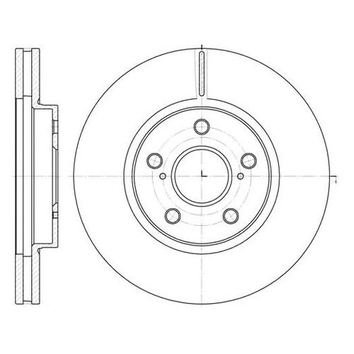 фото Тормозной диск roadhouse 6862.10 для lexus es; toyota camry, previa road house