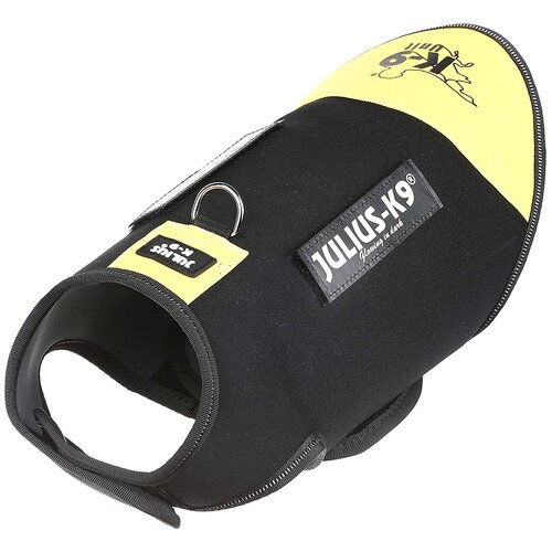 Жилет для собак Julius-k9, Neoprene IDC, XL (70-90см / длина 57см), черно-желтый