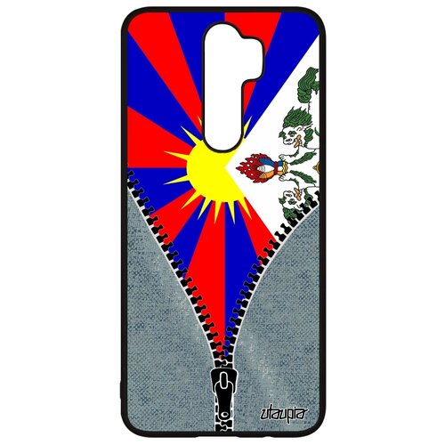 фото Чехол для xiaomi redmi note 8 pro, "флаг тибета на молнии" страна государственный utaupia