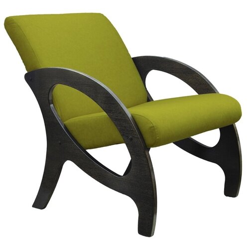 фото Кресло мебелик альма, 60 x 73 см, обивка: ткань, цвет: венге патина/лайм