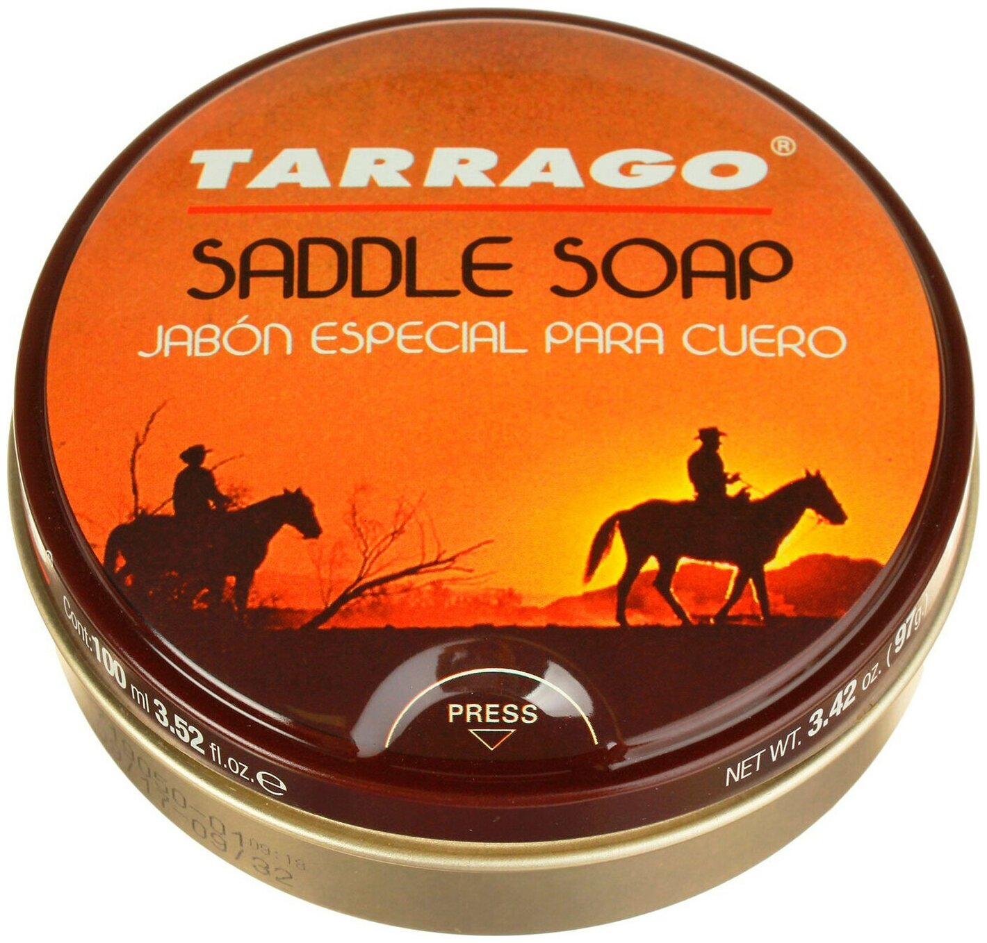 Tarrago Очиститель мыло для повседневного ухода SADDLE SOAP TIN, 100 мл - фотография № 1