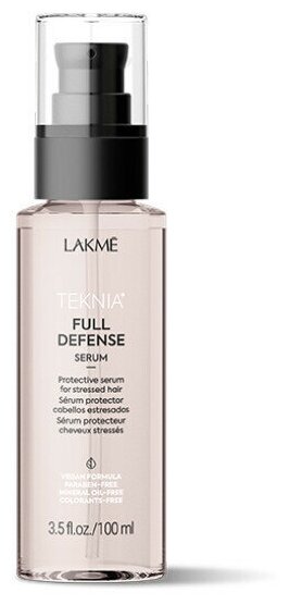 Lakme Teknia Full Defense Serum Сыворотка для комплексной защиты волос, 100 г, 100 мл, бутылка