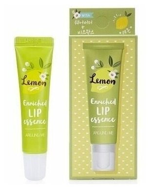 Бальзам для губ «Лимон» Welcos Around Me Enriched Lip Essence Lemon 8,7g