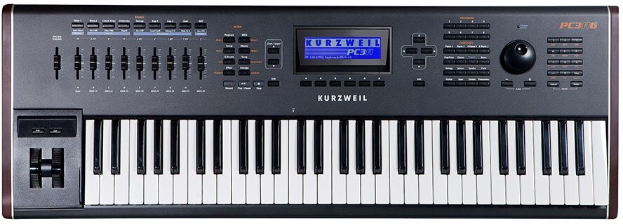 Синтезатор рабочая станция Kurzweil PC3A6, 61 клавиша