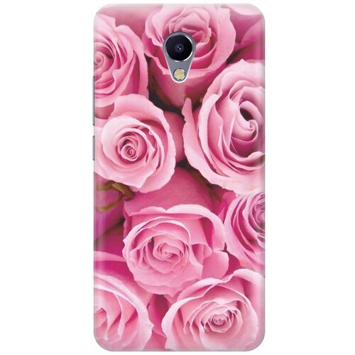 фото Cиликоновый чехол на meizu m5 note / мейзу м5 ноут с принтом "букет роз" gosso