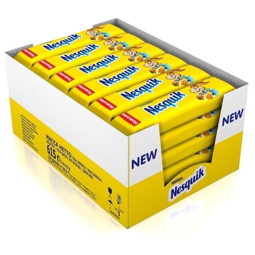 фото Батончик nesquik с молочной начинкой, 20.5г, коробка, 30 шт.