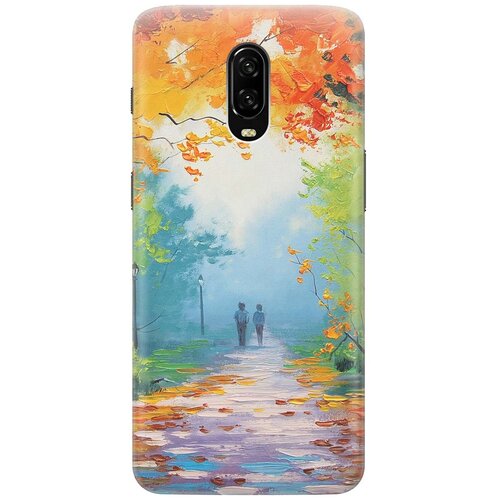 фото Re:pa накладка transparent для oneplus 6t с принтом "яркая осень"