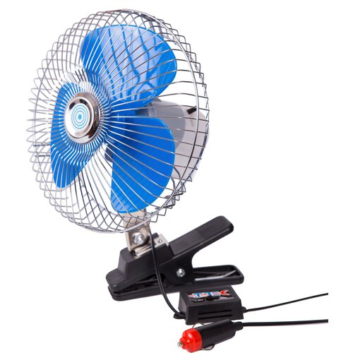 Вентилятор автомобильный с металлической решеткой прищепка TREK 6 175 мм 24V AB6024TR 114000₽