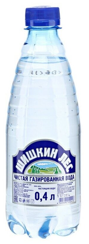 Вода питьевая Шишкин Лес 0,4л газ - фотография № 2