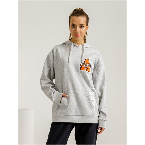 фото Худи для женщин, серый, m anta