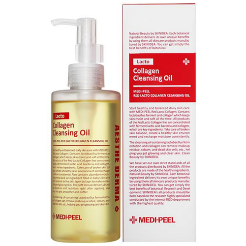 Гидрофильное масло с лактобактериями и коллагеном MEDI-PEEL Red Lacto Collagen Cleansing Oil