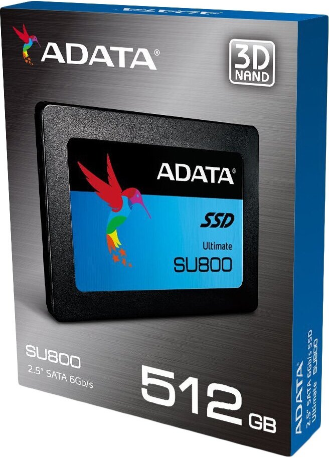 Твердотельный накопитель ADATA Ultimate SU800 512 ГБ SATA ASU800SS-512GT-C