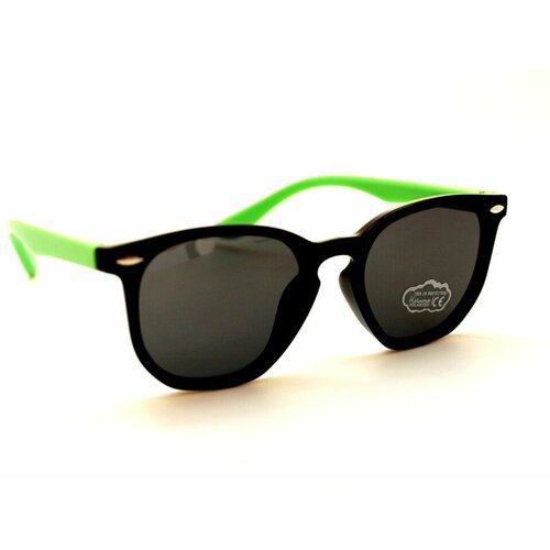 фото Солнцезащитные очки keluona, круглые, оправа: пластик, поляризационные, для мужчин, зеленый