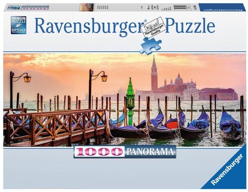 Пазл Ravensburger 1000 деталей: Гондолы в Венеции