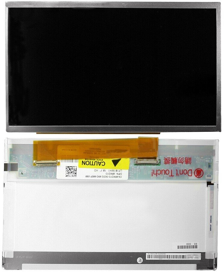 Матрица для ноутбука 10.1" 1366x768 WXGA, 40 pin LVDS, Normal, LED, TN, без крепления, глянцевая. PN: LTN101AT03.