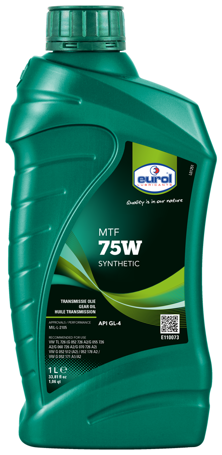 Синтетическое трансмиссионное масло Eurol MTF 75W GL-4