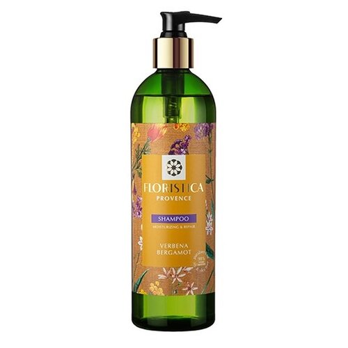 Купить Шампунь для окрашенных и поврежденных волос FLORISTICA Provence, вербена лимонная, бергамот, 345 мл