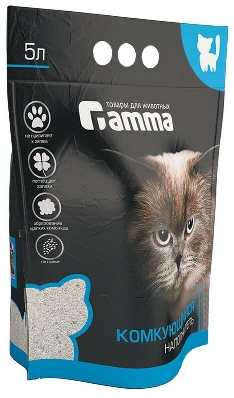 Наполнитель для кошачьего туалета Gamma - фото №1