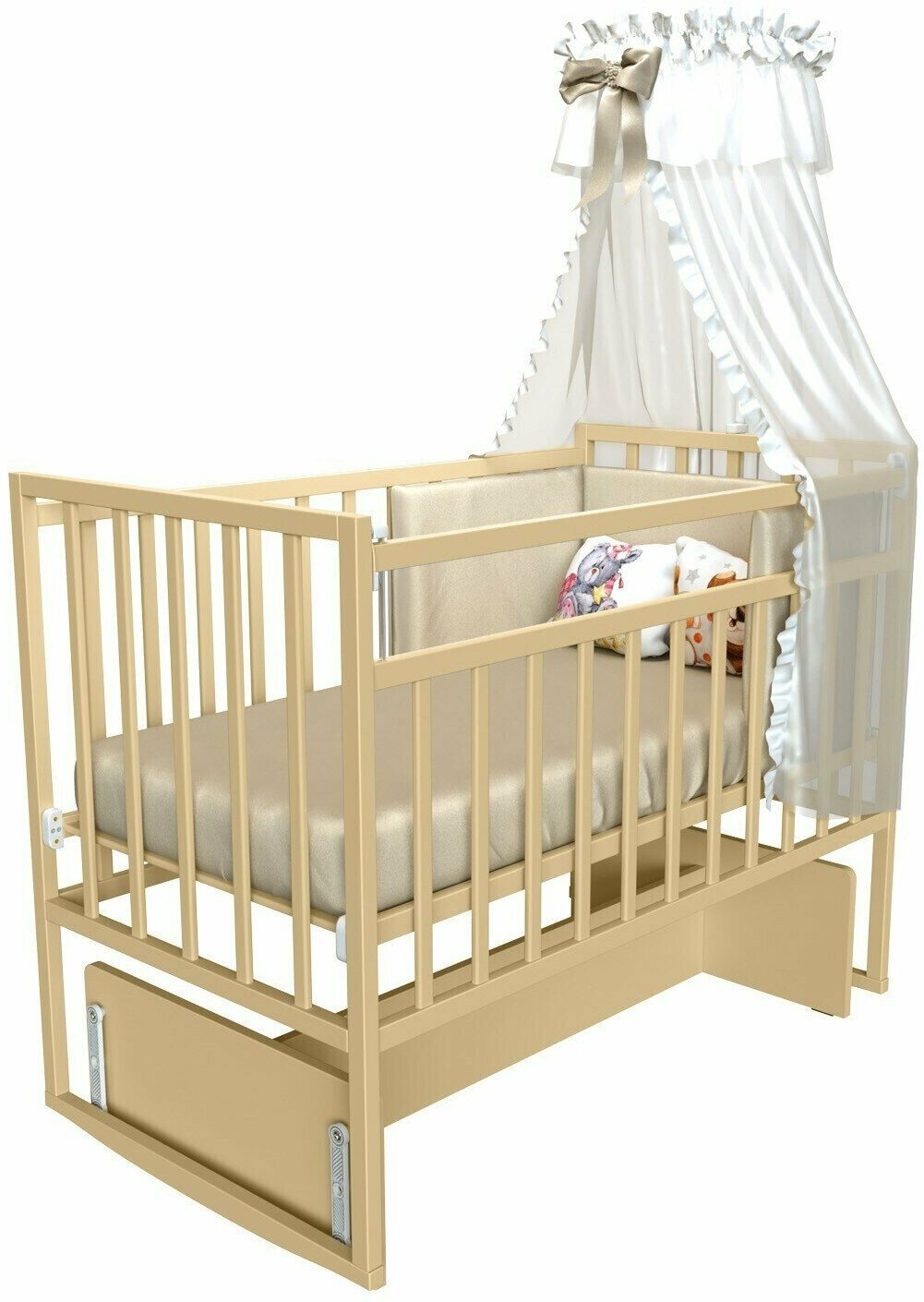 Кровать детская ВДК Magico mini 03, береза