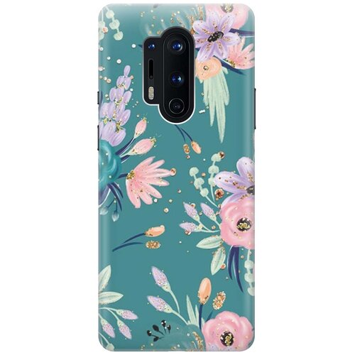 RE: PA Чехол - накладка ArtColor для OnePlus 8 Pro с принтом Цветы и золотые блестки чехол накладка artcolor для xiaomi redmi note 8 pro с принтом цветы и золотые блестки