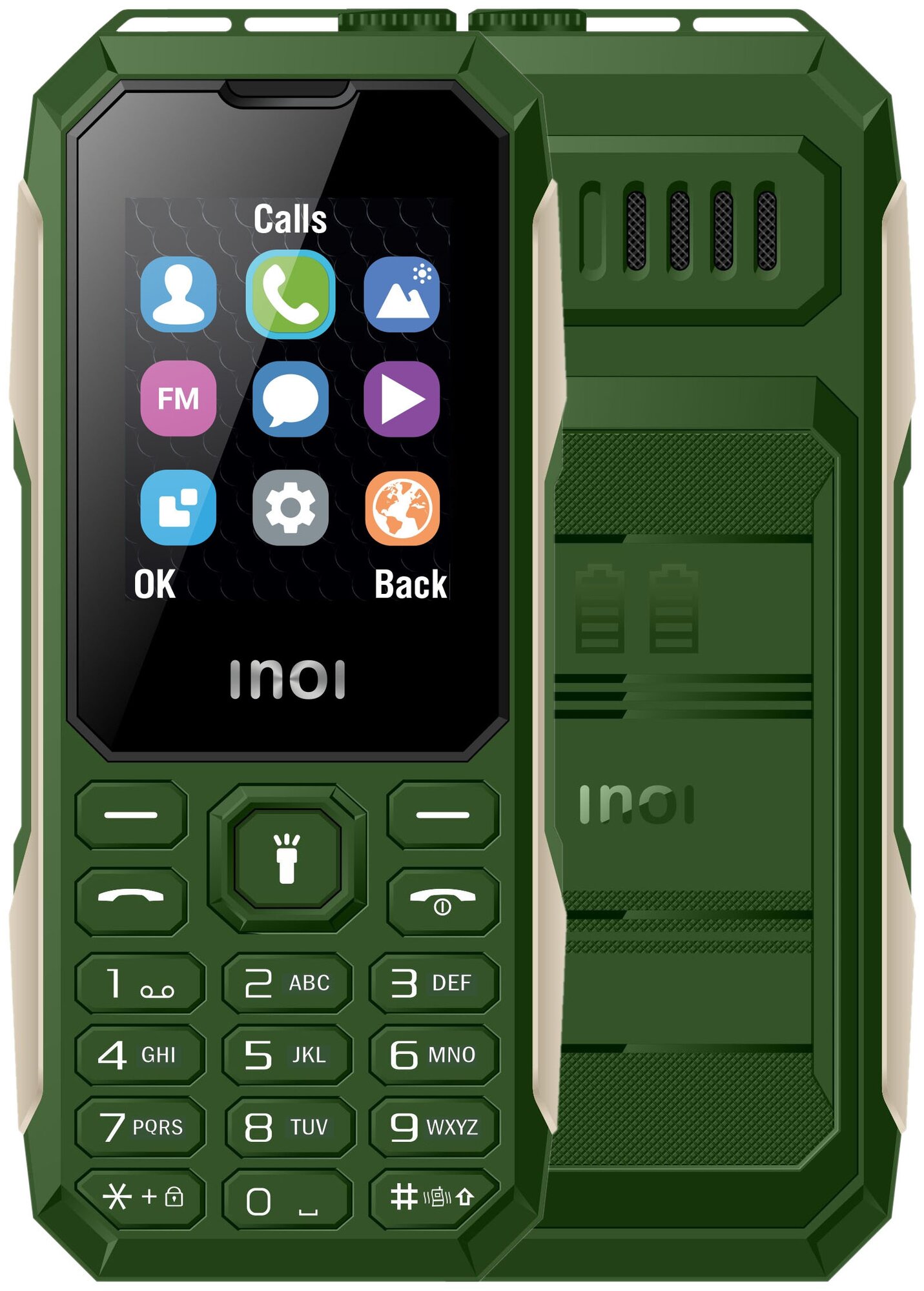 INOI 106Z Black Мобильный телефон - фото №1