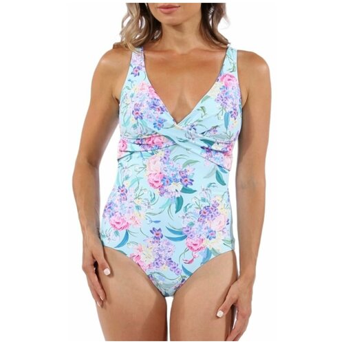 фото Слитный купальник naemy beach, размер 44, голубой