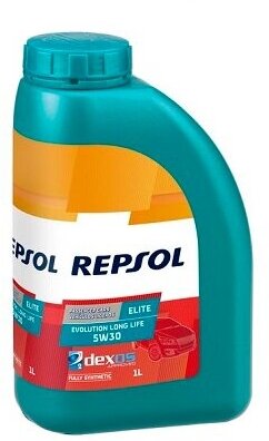 Синтетическое моторное масло Repsol Elite Evolution Long Life 5W30, 1 л, 1 кг, 1 шт