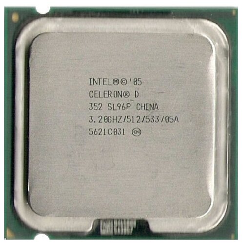 Процессор Intel Celeron D 352 Cedar Mill LGA775, 1 x 3200 МГц, HP процессоры intel процессор sr0kz intel 3200mhz