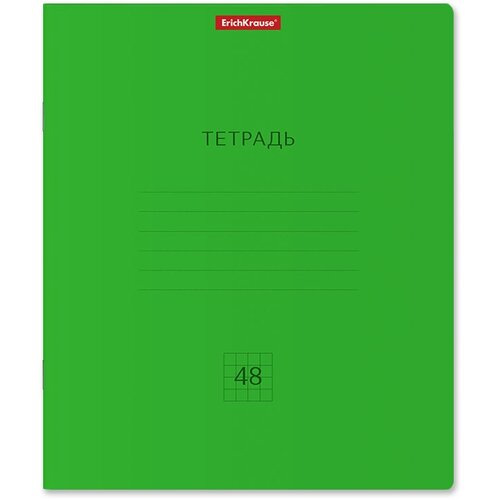 ErichKrause упаковка тетрадей Классика Neon 048017254, 5 шт., клетка, 48 л., 5 шт., зеленый