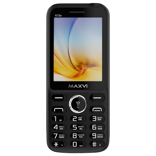 Телефон MAXVI K15n черный