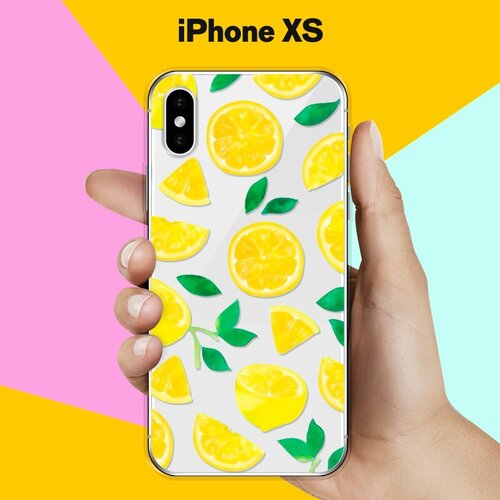 Силиконовый чехол Лимон на Apple iPhone Xs силиконовый чехол лимон на apple iphone 11